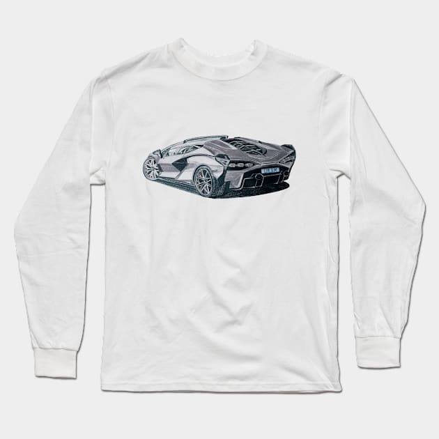 Car Long Sleeve T-Shirt by An.D.L.